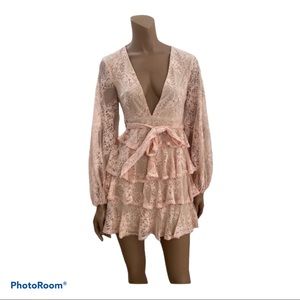 Selfie Leslie Saints + Secrets Lace Dress S